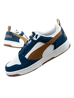 Sportovní obuv pánské tenisky Rebound model 22054574 fashionable comfortable white navy brown - Puma Sportovní obuv pánské tenisky Rebound model 22054574 fashionable comfortable white navy brown - Puma