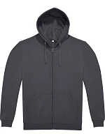 B&C Zip Hood Unisex mikina s kapucí dark grey model 22444986 B&C Zip Hood Unisex mikina s kapucí dark grey model 22444986