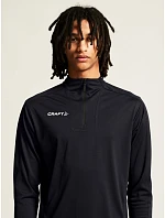 Craft Teamwear Evolve 2.0 Half Zip M Pánska tréningová bunda s 1/4 zipsom 82.4758 čierna Craft Teamwear Evolve 2.0 Half Zip M Pánska tréningová bunda s 1/4 zipsom 82.4758 čierna