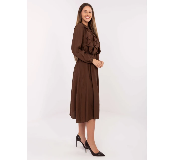 Sukienka MI SK model 21768495 brązowy - FPrice