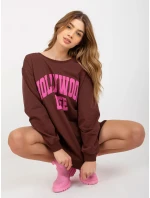 Mikina VI BL 3102.01P tmavo hnedá Mikina VI BL 3102.01P tmavo hnedá