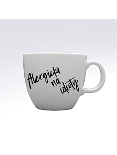 ALLERGIC TO IDIOTS - MEGA XXL keramický hrnček 1000 ml