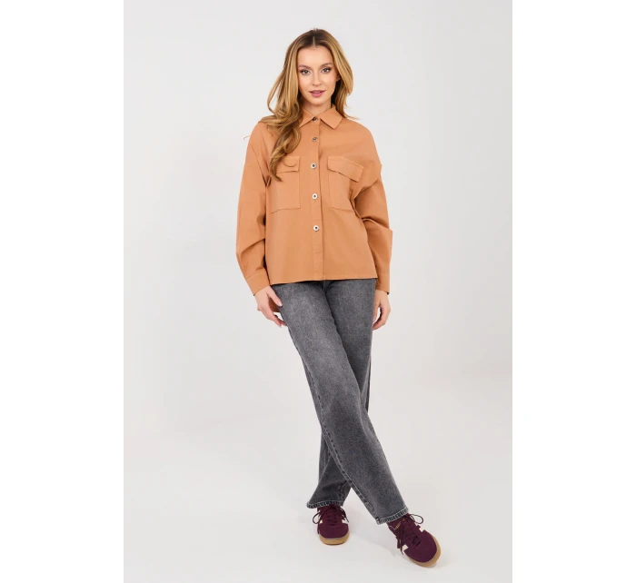 Košeľa s dlhým rukávom model 224201 Taliansko Moda