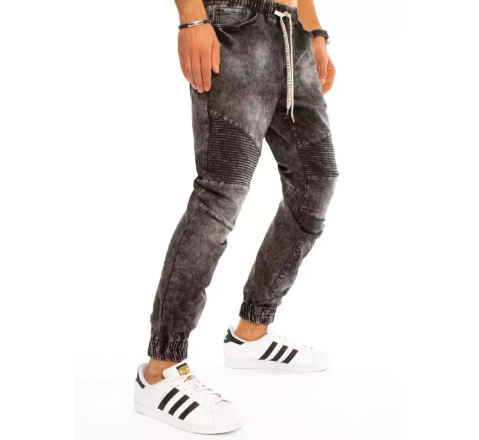 Pánské tmavě šedé džínové kalhoty Dstreet model 21963067 - FashionStreet