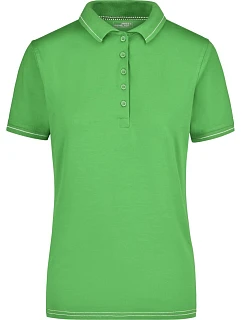 JN Dámské žerzejové elastické polo 02.0 lime green/white model 22487095 - Daiber