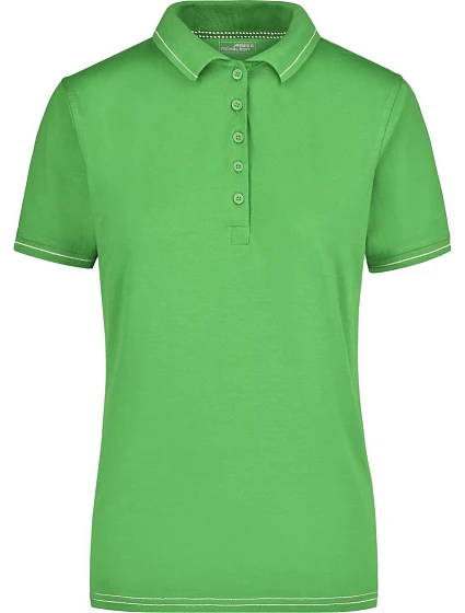 Daiber JN 568 Dámske elastické polo tričko z džerseju 02.0568 limetkovozelené/biele Daiber JN 568 Dámske elastické polo tričko z džerseju 02.0568 limetkovozelené/biele