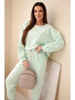 Súprava mikina + nohavice butter mint