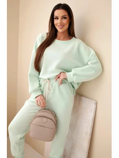 Súprava mikina + nohavice butter mint