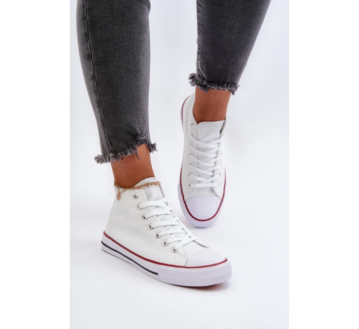 Trampki Damskie Białe Socerio Trampki Damskie Białe Socerio