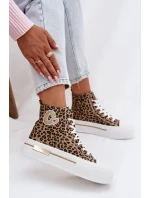 Dámské tenisky na platformě s leopardím vzorem Meloria