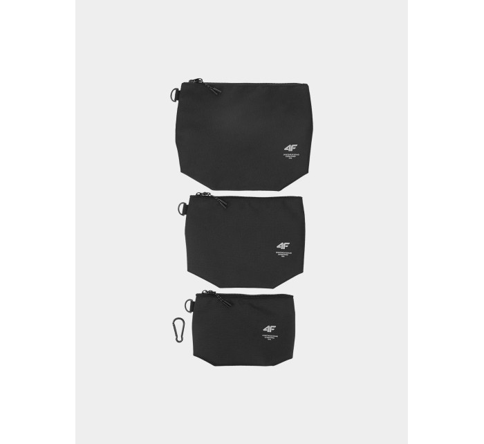 Set kozmetických tašiek 4FSS23AWBGU011-20S čierna - 4F