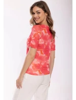 Blúzka Tess vzor 5 Coral mix - Emili