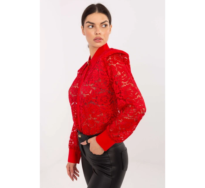 Košeľa s dlhým rukávom model 222320 Taliansko Moda Košeľa s dlhým rukávom model 222320 Taliansko Moda