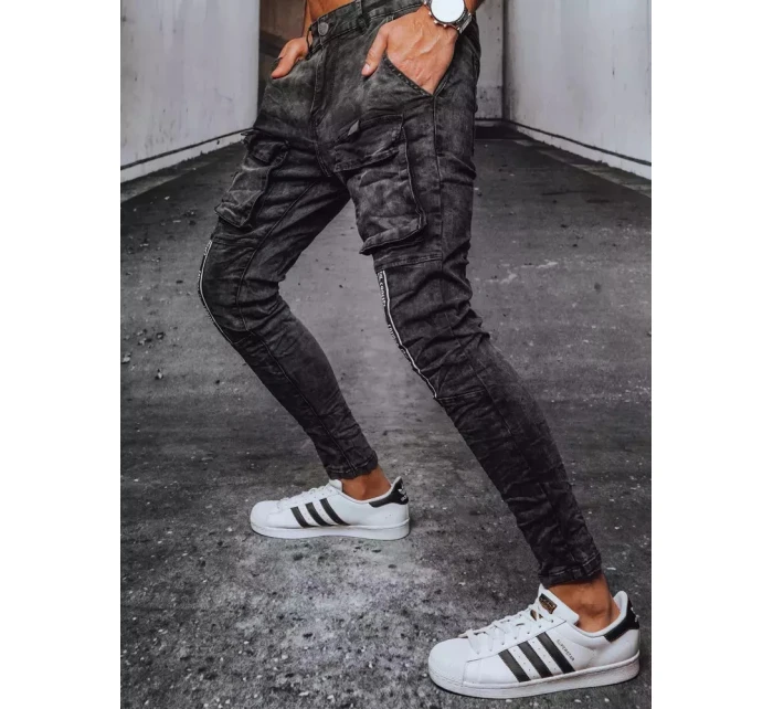 Pánské džínové bojové kalhoty černé Dstreet model 21964353 - FashionStreet