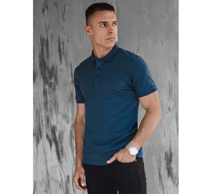 Modrá pánska polokošeľa FashionStreet PX0603