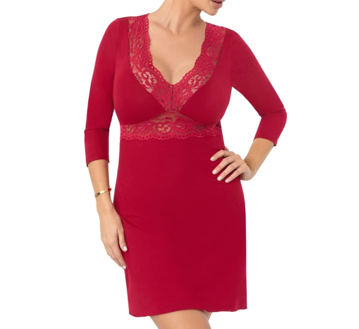 Dámska nočná košeľa Margo wine - Donna