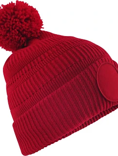B Pletená čepice Patch 53. classic red model 22452839 - Beechfield