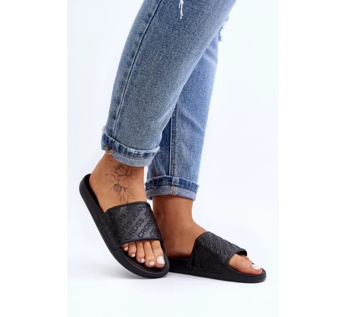 Dámské žabky model 21644120 Černé - Cross Jeans