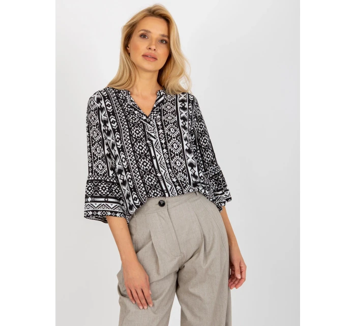 Dámská halenka model 18132626 černá - FPrice