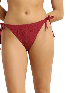Dámske plavky DIM SWIMWEAR SHELL SLIP - DIM - tmavo červená