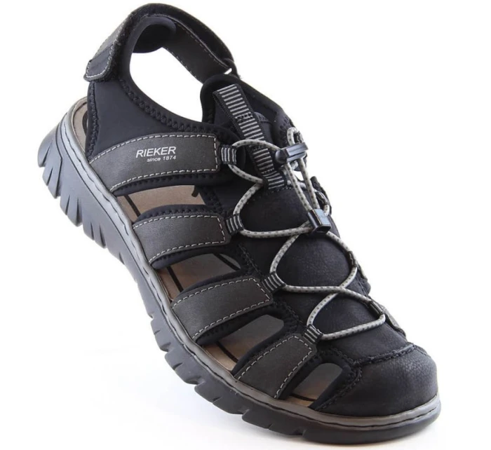 Zabudované sandále Rieker M 26770-00 RKR584 Zabudované sandále Rieker M 26770-00 RKR584