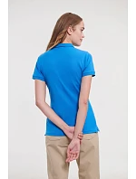 Dámské elastické piqué polo 10. sky model 22473861 - Russell Athletic Dámské elastické piqué polo 10. sky model 22473861 - Russell Athletic