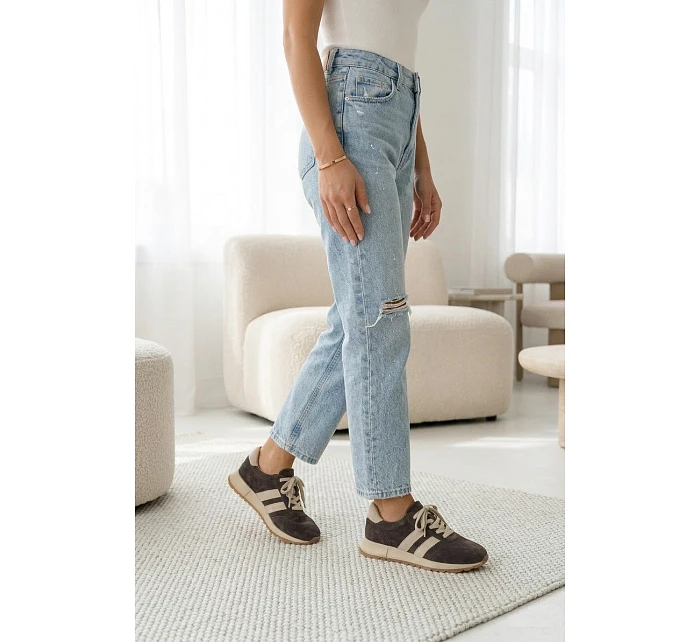 Dámské tenisky z přírodního semiše hnědé Marceline