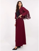 Spodnie IT SP model 21471661 bordowy - FPrice