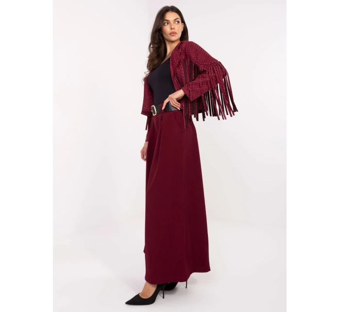 Spodnie IT SP model 21471661 bordowy - FPrice