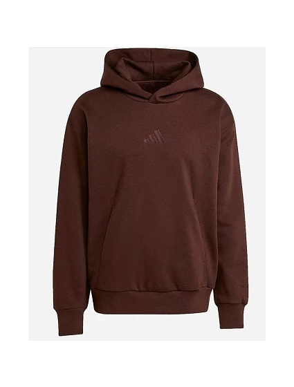 Pánská mikina model 22018579 Tmavě hnědá - ADIDAS Pánská mikina model 22018579 Tmavě hnědá - ADIDAS