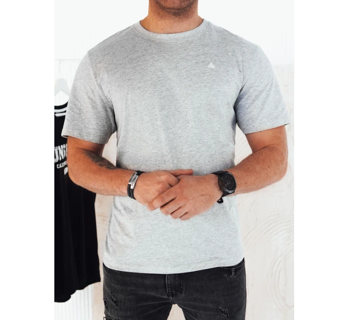 Pánské šedé tričko s potiskem Dstreet model 21974981 - FashionStreet