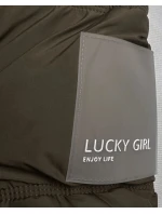 Púzdrová bunda s kapucňou khaki (KK60610) Púzdrová bunda s kapucňou khaki (KK60610)