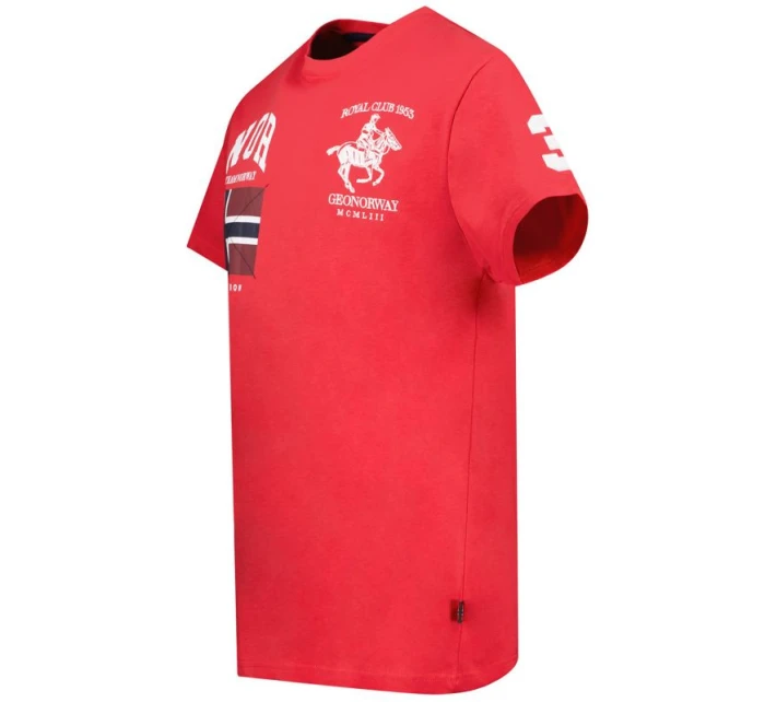 Geografické Nórsko Jequestre 254 M SY1305H/GN-Red Tričko