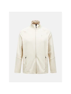 Pánská mikina M Rider Essentials Midlayer Zip Jacket, model 22241925 béžová - Peak Performance