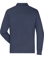 JN Pánské pracovní piqué polo s dlouhým rukávem 02. navy model 22533522 - Daiber JN Pánské pracovní piqué polo s dlouhým rukávem 02. navy model 22533522 - Daiber