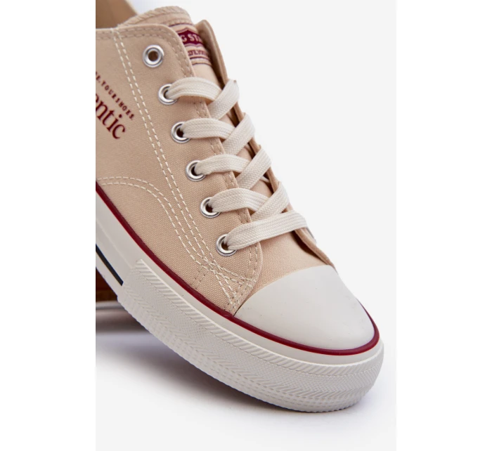 Trampki Męskie Big Star NN174058 Beżowe