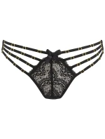 Dámske sexy tangá V-10088 Black - Axami