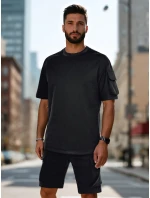 Pánská základní černá souprava Dstreet model 21988634 - FashionStreet