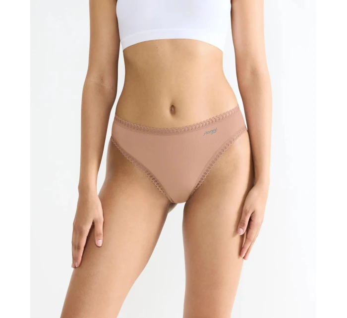 sloggi GO Crush High leg C3P - BROWN - SLOGGI BROWN - SLOGGI