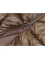 Hnedá dámska prechodná bunda (YP-22081-101)