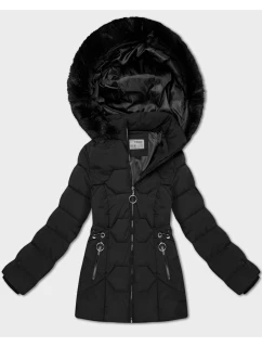 Zimná bunda s odnímateľnou kapucňou S'West black (B8196-1)