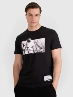 Pánske volejbalové tričko s potlačou 4F 4FRAW25TTSHM3319-20S