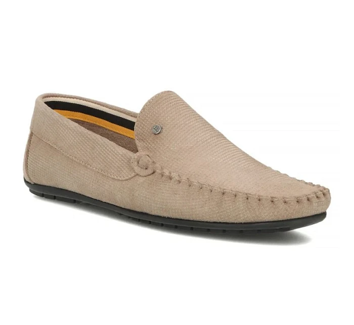 Pánske kožené mokasíny béžovéFilippo MP923