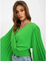 Blúzka DHJ BZ 16503.30x svetlo zelená