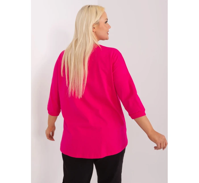 Bluzka RV BZ model 19465512 fuksjowy - FPrice Bluzka RV BZ model 19465512 fuksjowy - FPrice