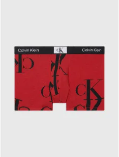 Pánske boxerky 000NB3403A GNP červené s potlačou - Calvin Klein