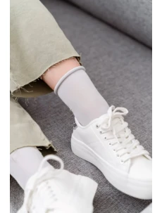 Dámske netlačící bambusové ponožky 059