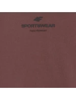 Pánske tričko 4F M2961 tmavohnedé 4FWAW25TTSHM2961 80S pánske