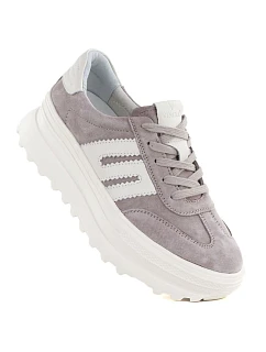 Dámske kožené topánky na platforme Vinceza 79614 women's