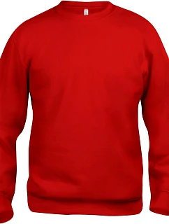 Mikina Clique Basic Roundneck Unisex 67.2130 červená